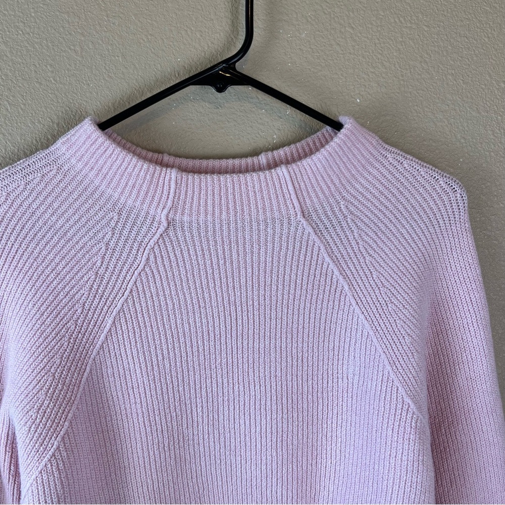 free people too good pullover sweater light pink - Picture 4 of 11